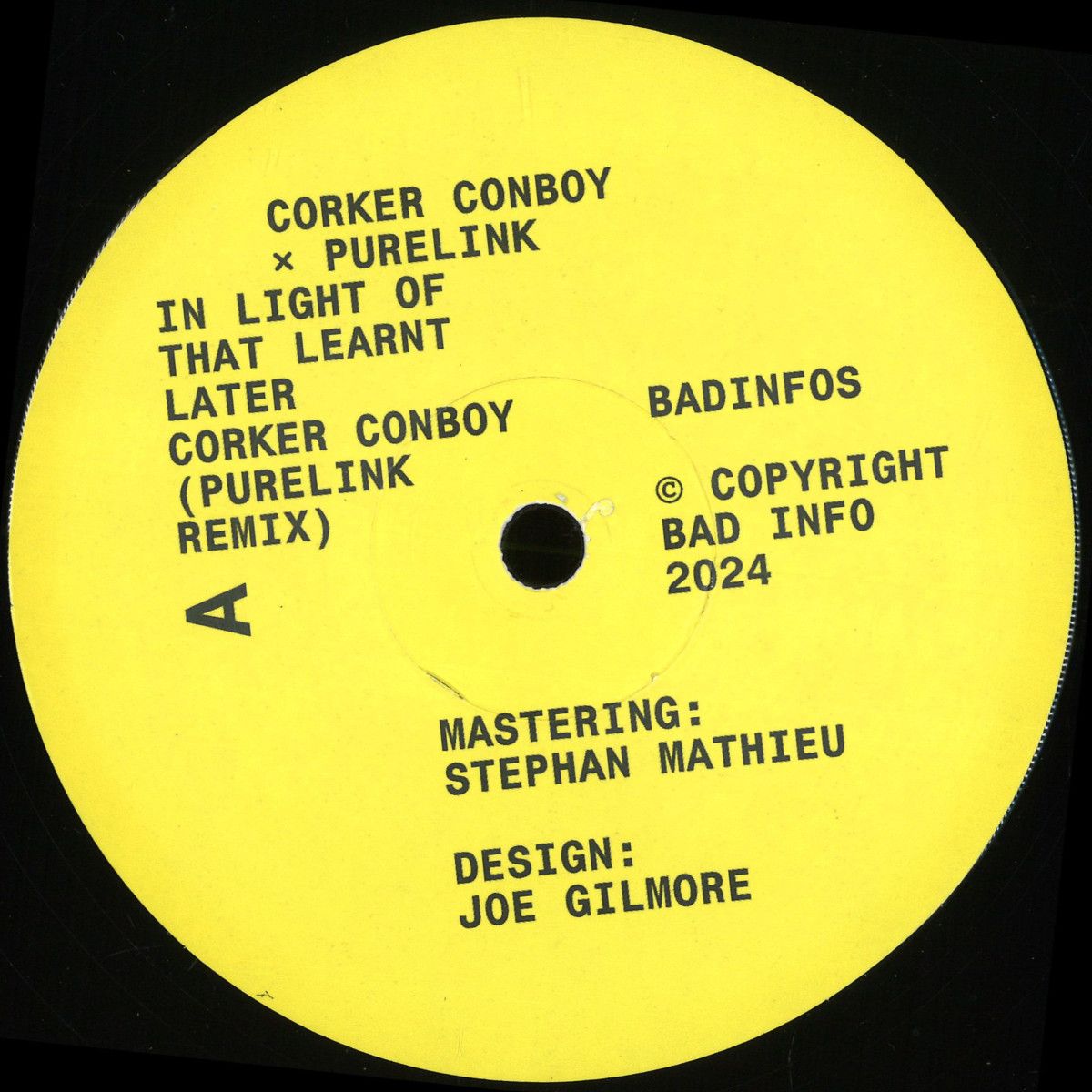 Corker Conboy - Corker Conboy x Purelink | Bad Info (BADINFO)