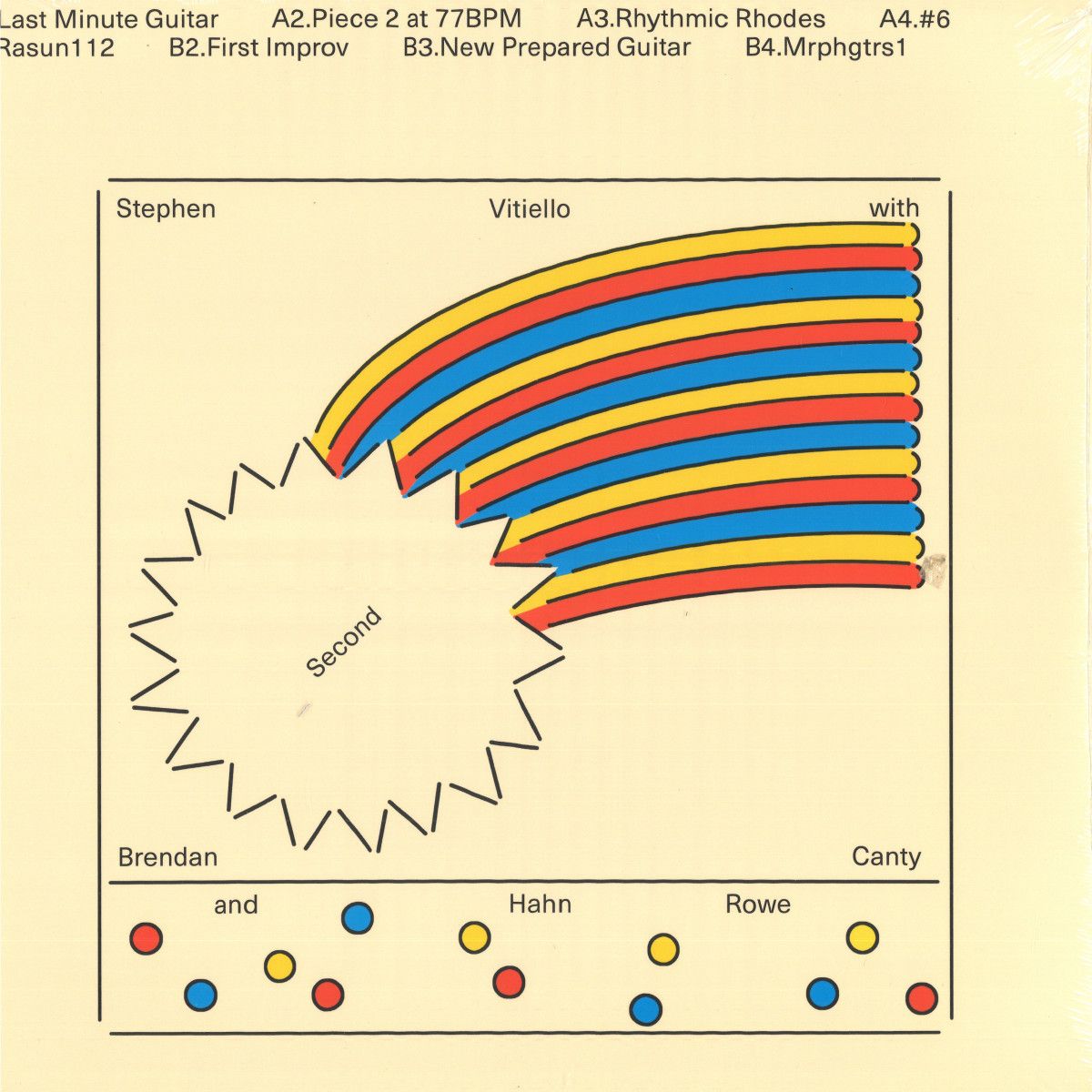 Stephen Vitiello With Brendan Canty  &  Hahn Rowe - Second | Balmat (BALMAT16)