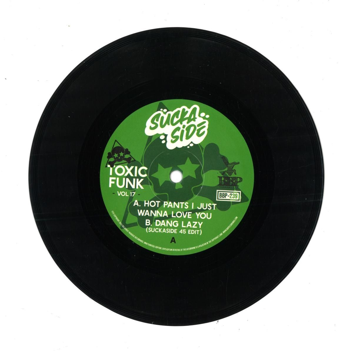 Suckaside - Toxic Funk Vol. 17 (7") | Breakbeat Paradise (BBP239) Suckaside - Toxic Funk Vol. 17 (7") | Breakbeat Paradise (BBP239)