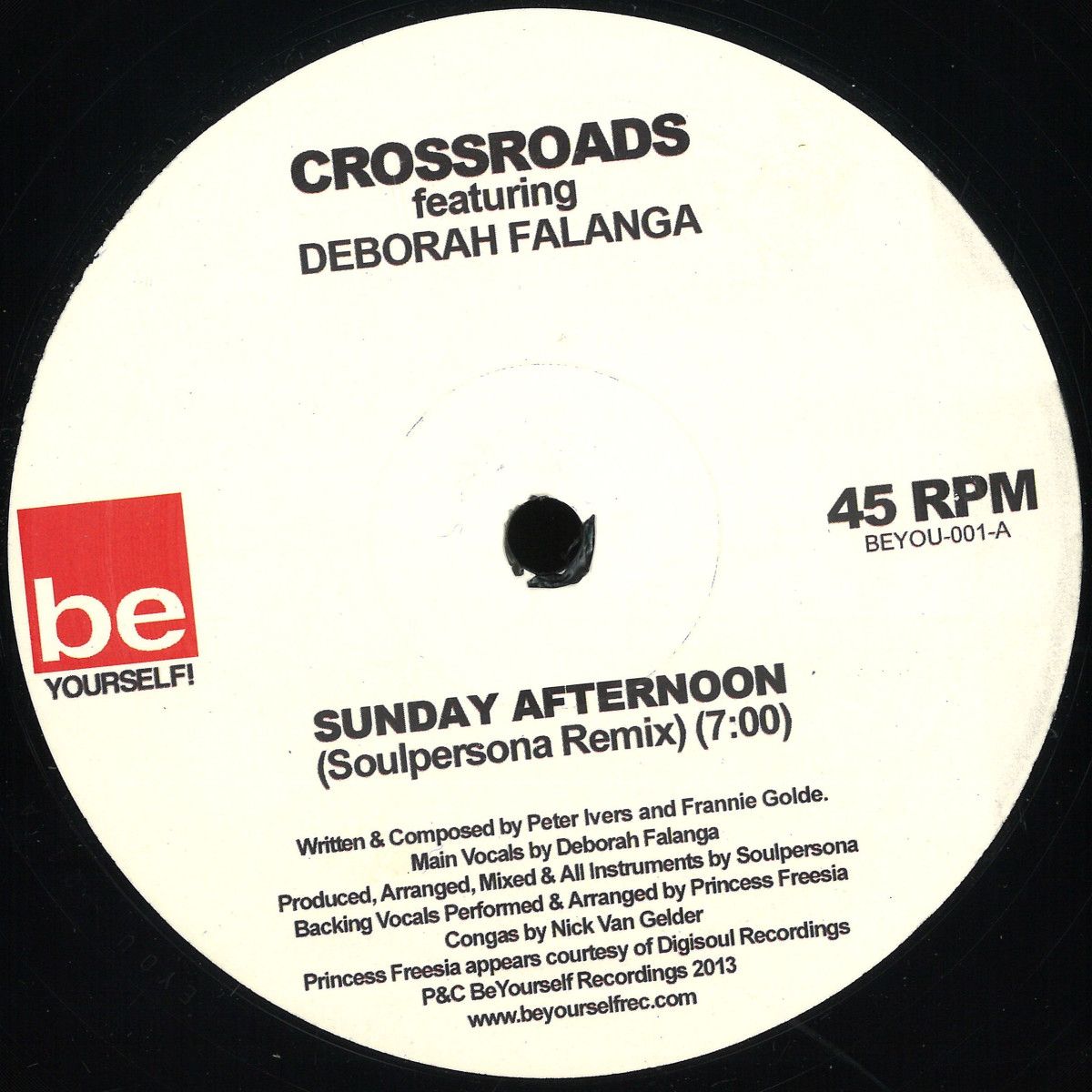 Crossroads & deborah Falanga - Sunday Afternoon | BeYourself Recordings (BEYOU001) Crossroads & deborah Falanga - Sunday Afternoon | BeYourself Recordings (BEYOU001)