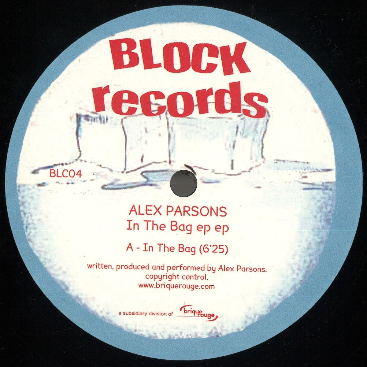 Alex Parsons - In The Bag | Block Records (BLC04)