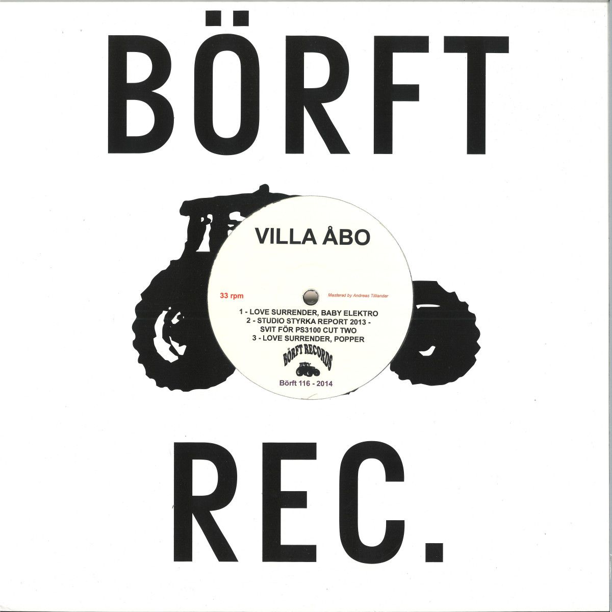 Villa Abo - Love Surrender | Börft Records (BORFT116) Villa Abo - Love Surrender | Börft Records (BORFT116)