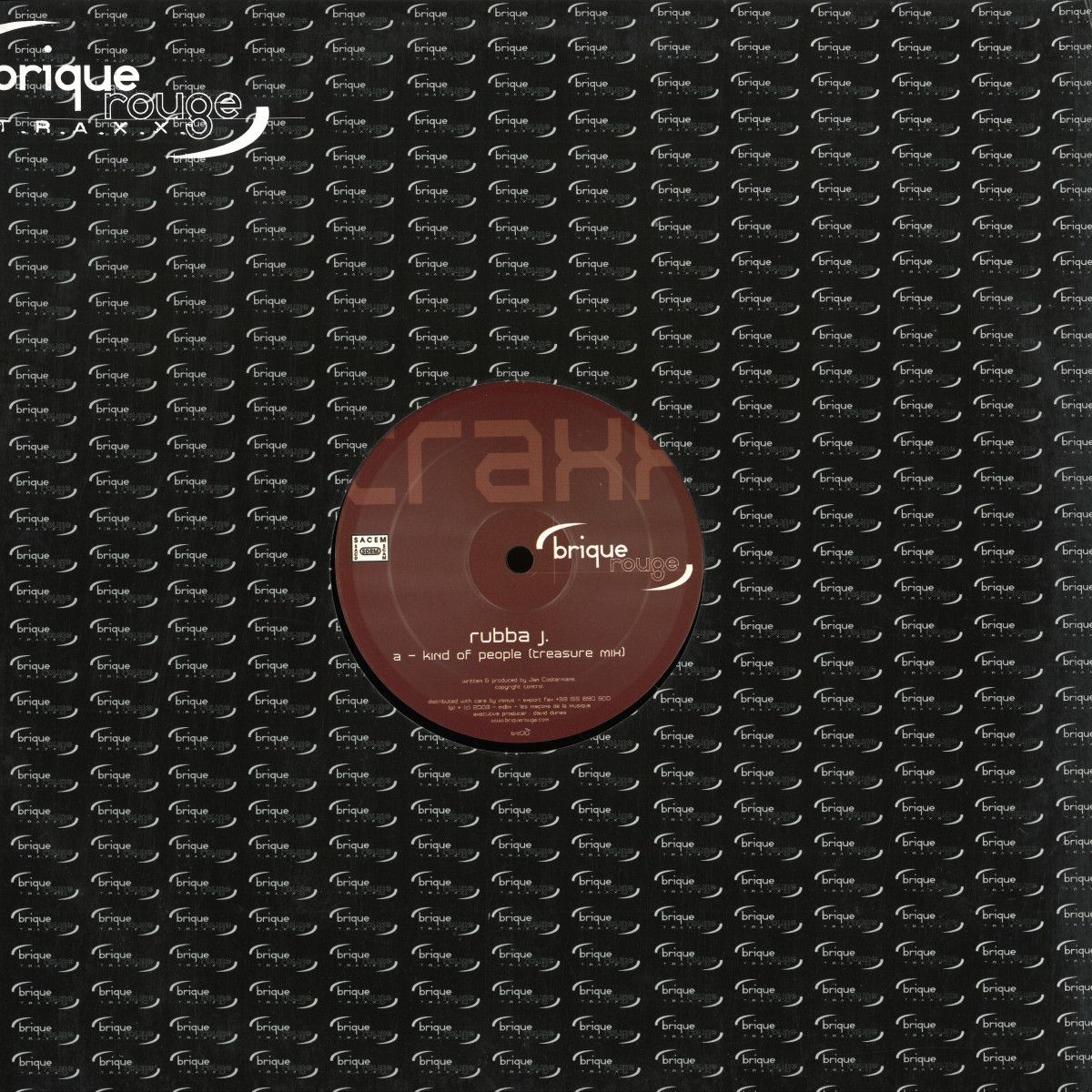 Rubba J - Kind Of People | Brique Rouge Trax (BRT010)