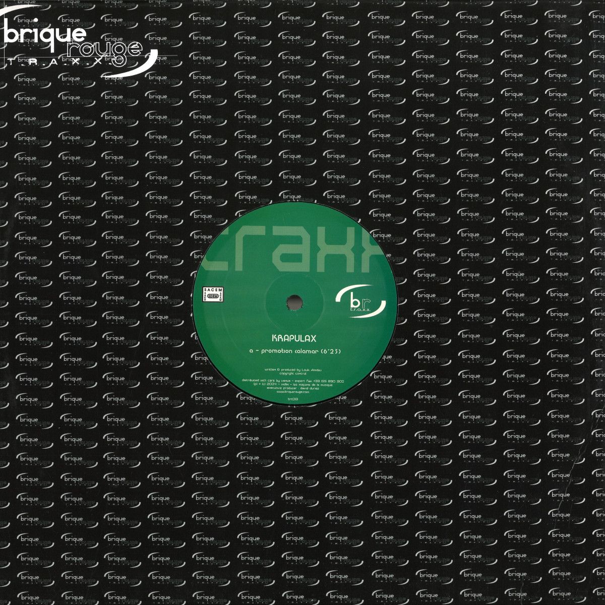 Krapulax - Casual Dancer Ep | Brique Rouge Trax (BRT013)