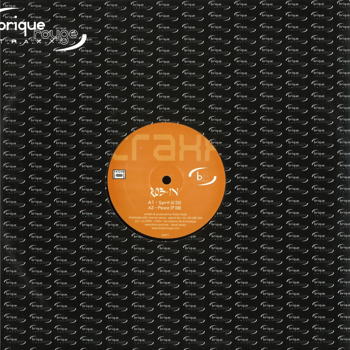 Rob-In - Hysteria Ep | Brique Rouge Trax (BRT017)