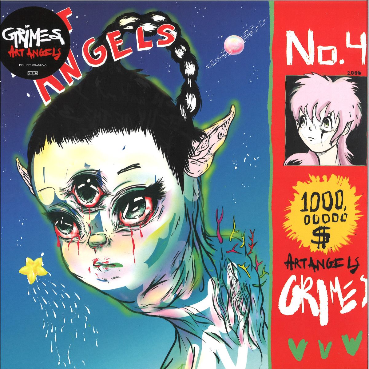 Grimes - Art Angels LP | 4AD (CAD3535) - main