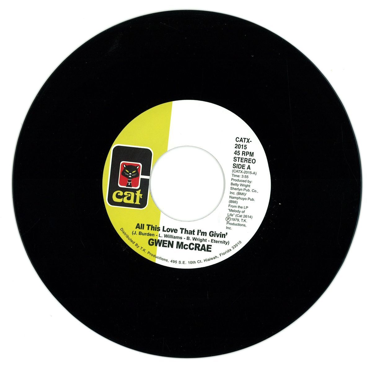 Gwen Mccrae - All This Love I'm Giving | CAT RECORDS (CATX-2015)