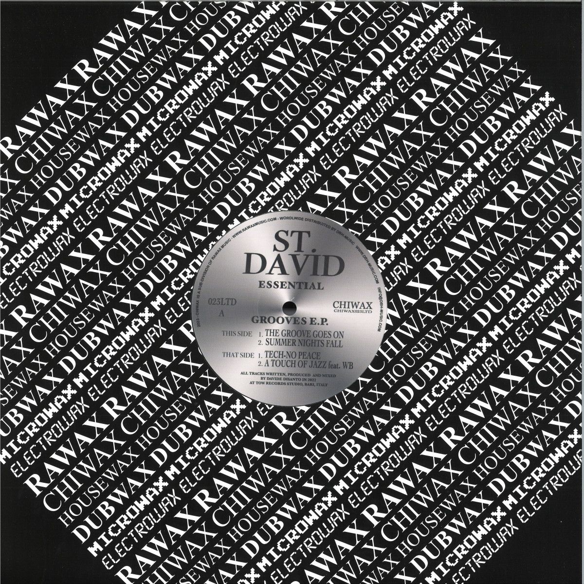 St. David - Essential Grooves E.P. | Chiwax (CHIWAX023LTD) St. David - Essential Grooves E.P. | Chiwax (CHIWAX023LTD)