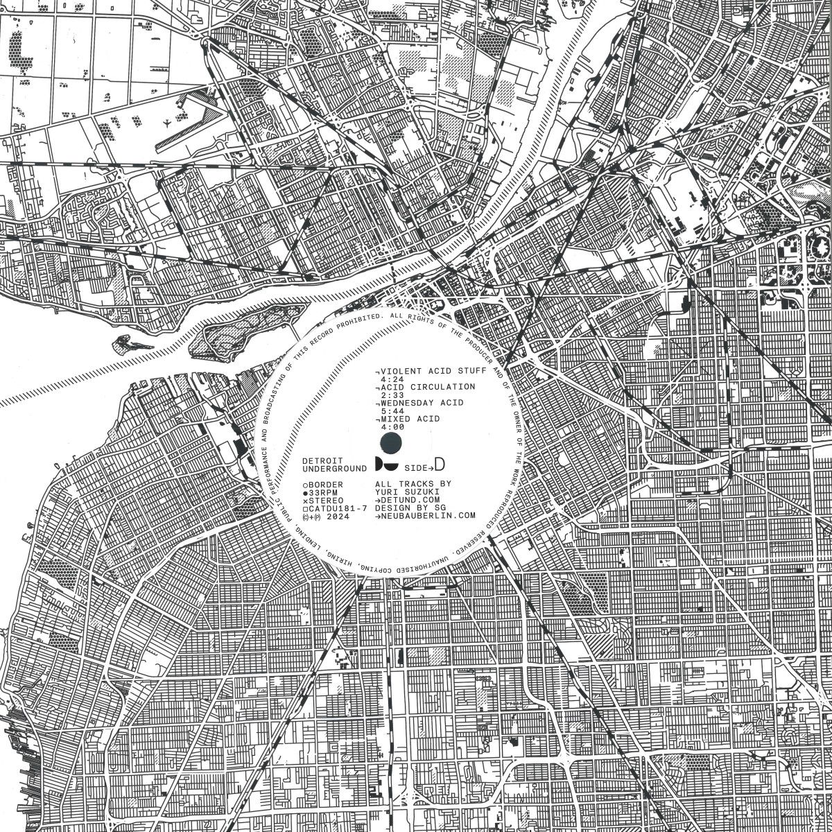 Yuri Suzuki - Border LP | Detroit Underground (DU181-7) Yuri Suzuki - Border LP | Detroit Underground (DU181-7)