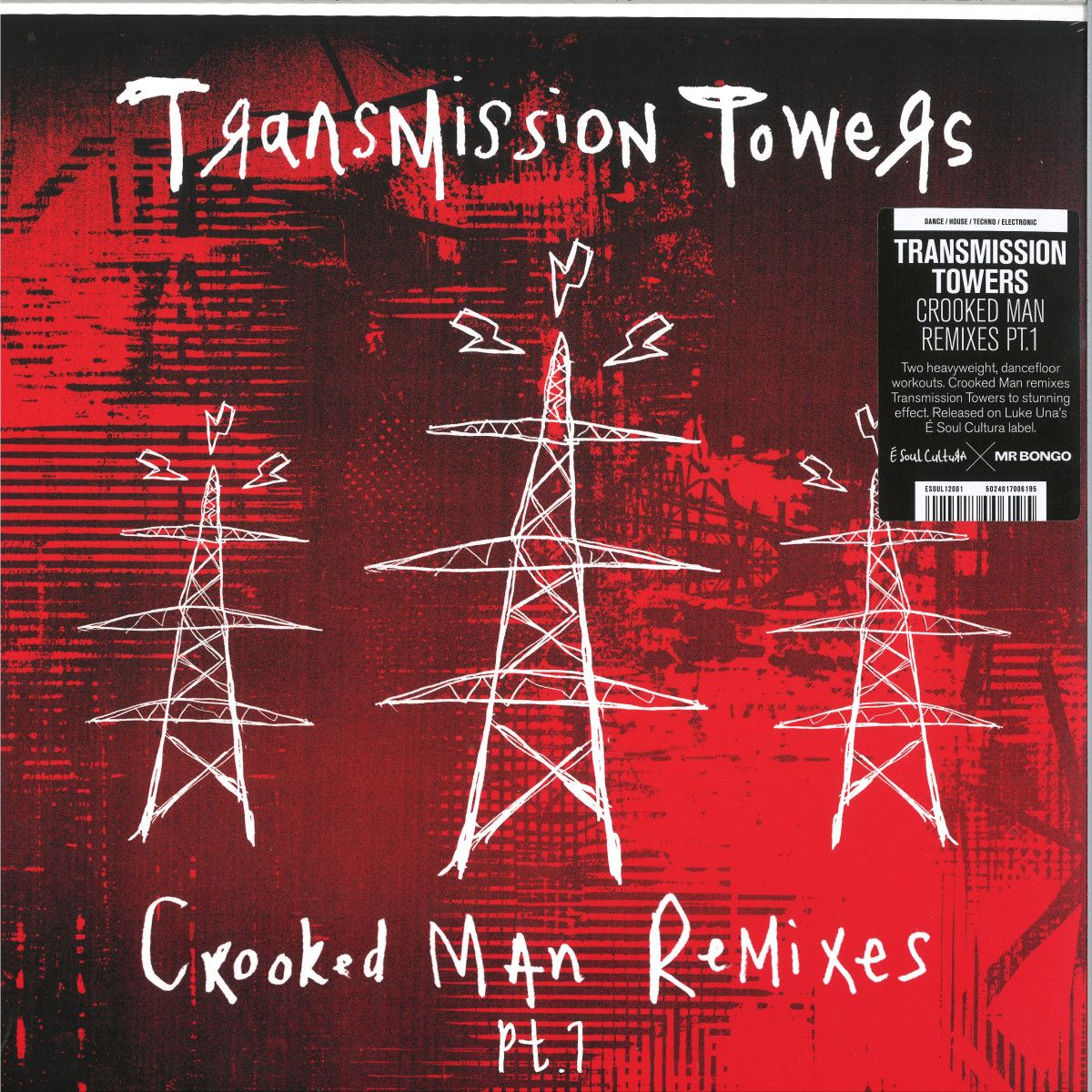 Transmission Towers - Crooked Man Remixes Pt. 1 | Mr Bongo (ESOUL12001) Transmission Towers - Crooked Man Remixes Pt. 1 | Mr Bongo (ESOUL12001)