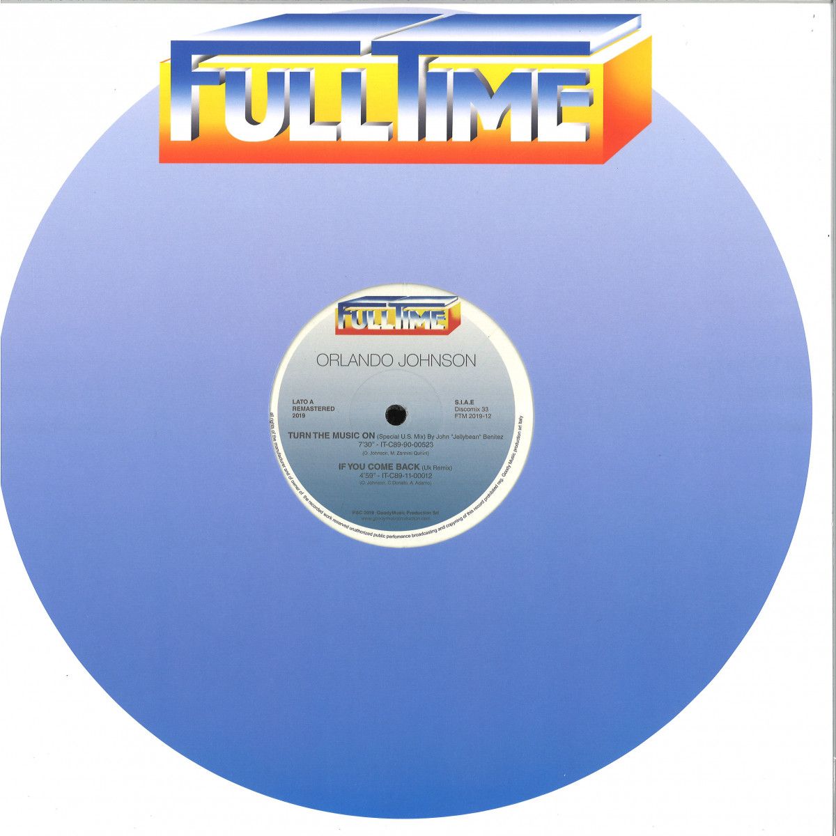 Orlando Johnson - Turn the Music on | FULLTIME PRODUCTION (FTM201912) Orlando Johnson - Turn the Music on | FULLTIME PRODUCTION (FTM201912)