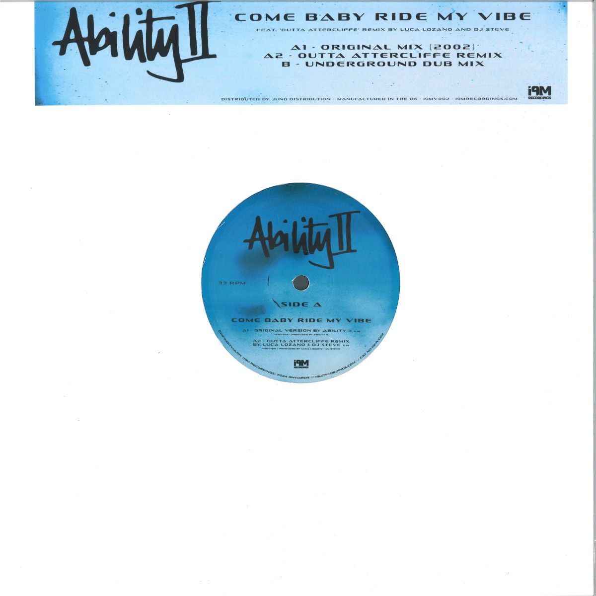 Ability Ii - Come Baby Ride My Vibe | i9m (I9MV002) Ability Ii - Come Baby Ride My Vibe | i9m (I9MV002)