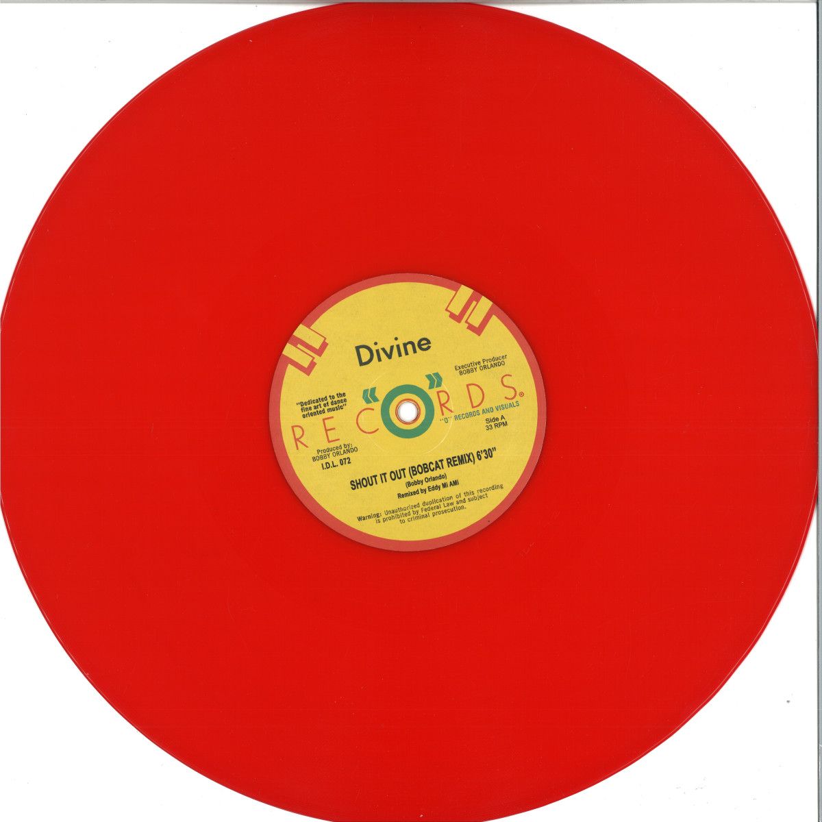 Divine - Shout It Out | ID Limited Italy (IDL072RED)