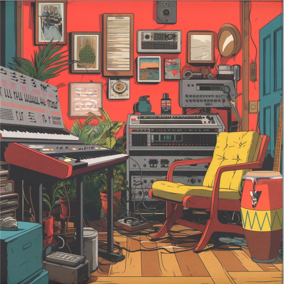 Michal Turtle - Same Songs, Different Room LP | Invisible, Inc. (INVINC35LP) - main