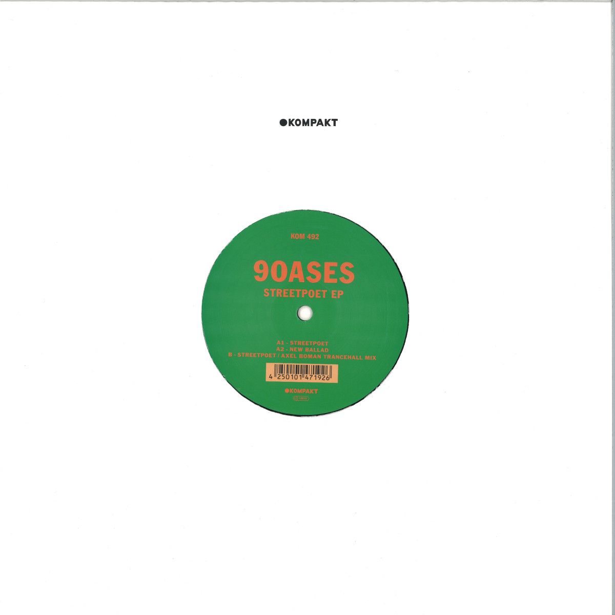 9Oases - Streetpoet EP | Kompakt (KOM492) 9Oases - Streetpoet EP | Kompakt (KOM492)
