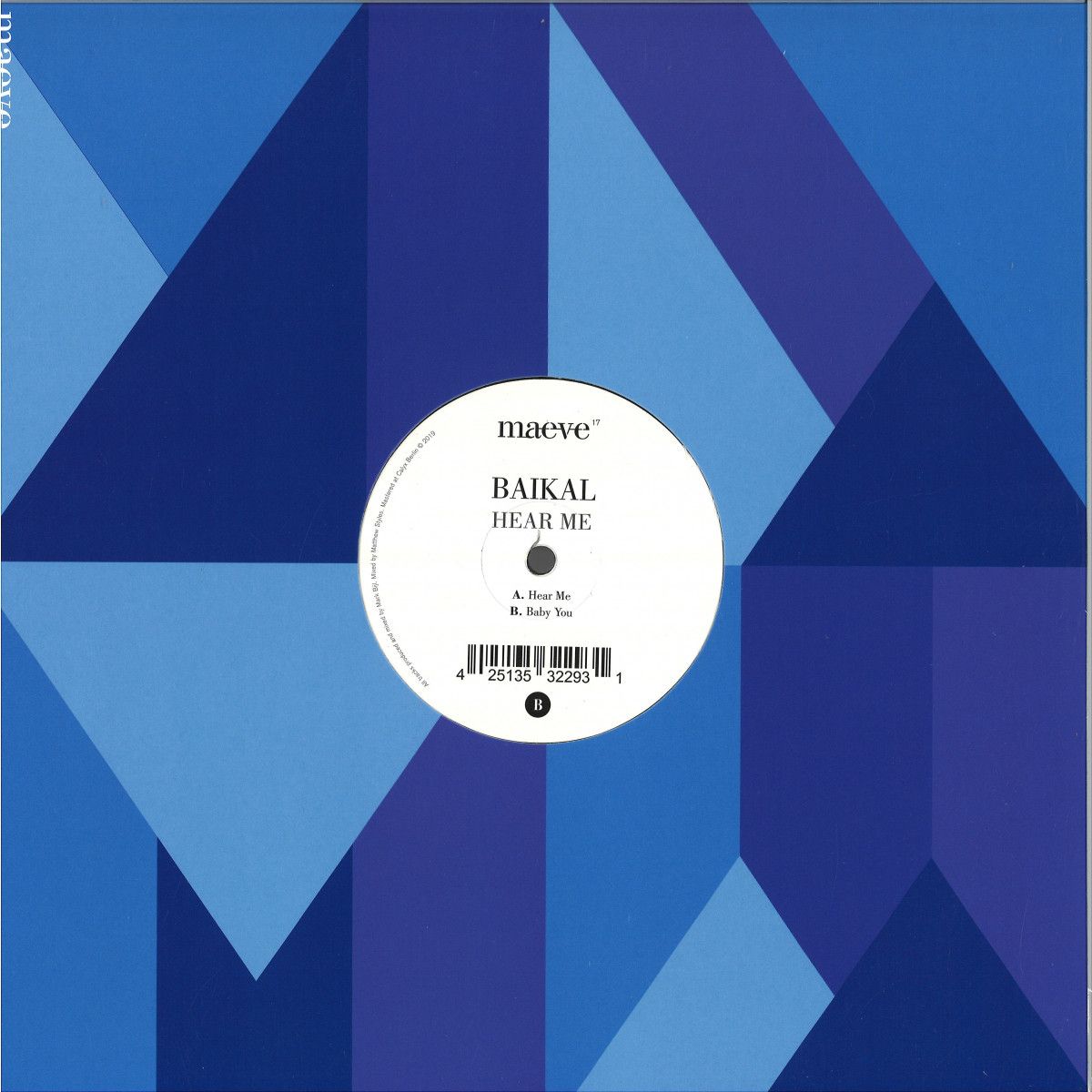 Baikal - Hear Me EP | Maeve (MAEVE17) Baikal - Hear Me EP | Maeve (MAEVE17)