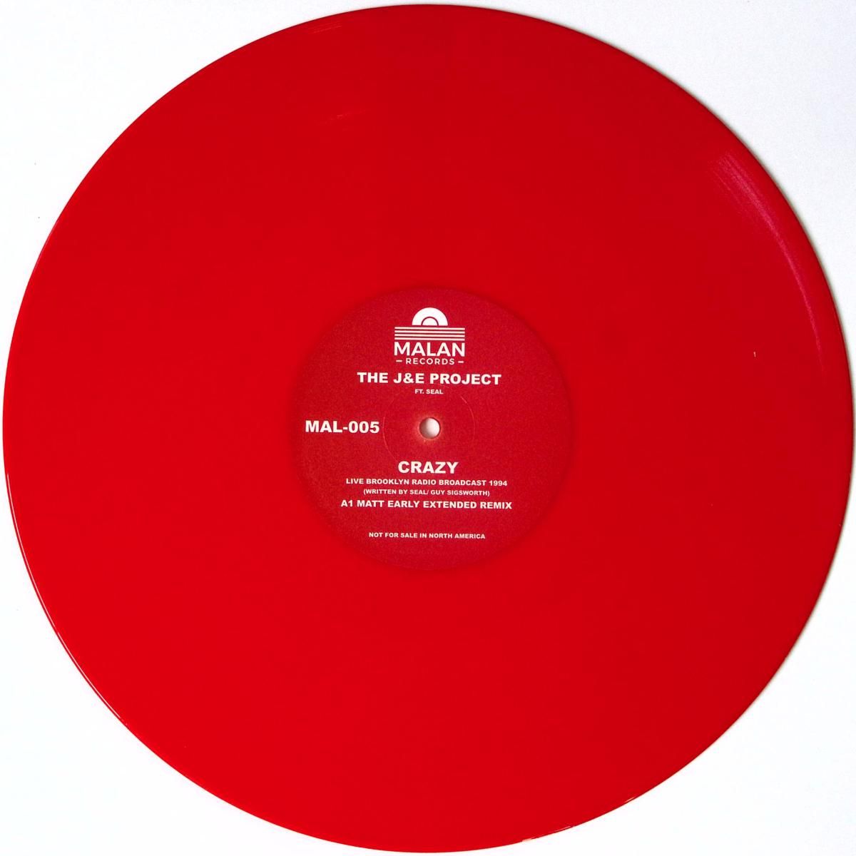 J  &  E PROJECT FEATURING SEAL - Crazy | MALAN RECORDS (MAL005)