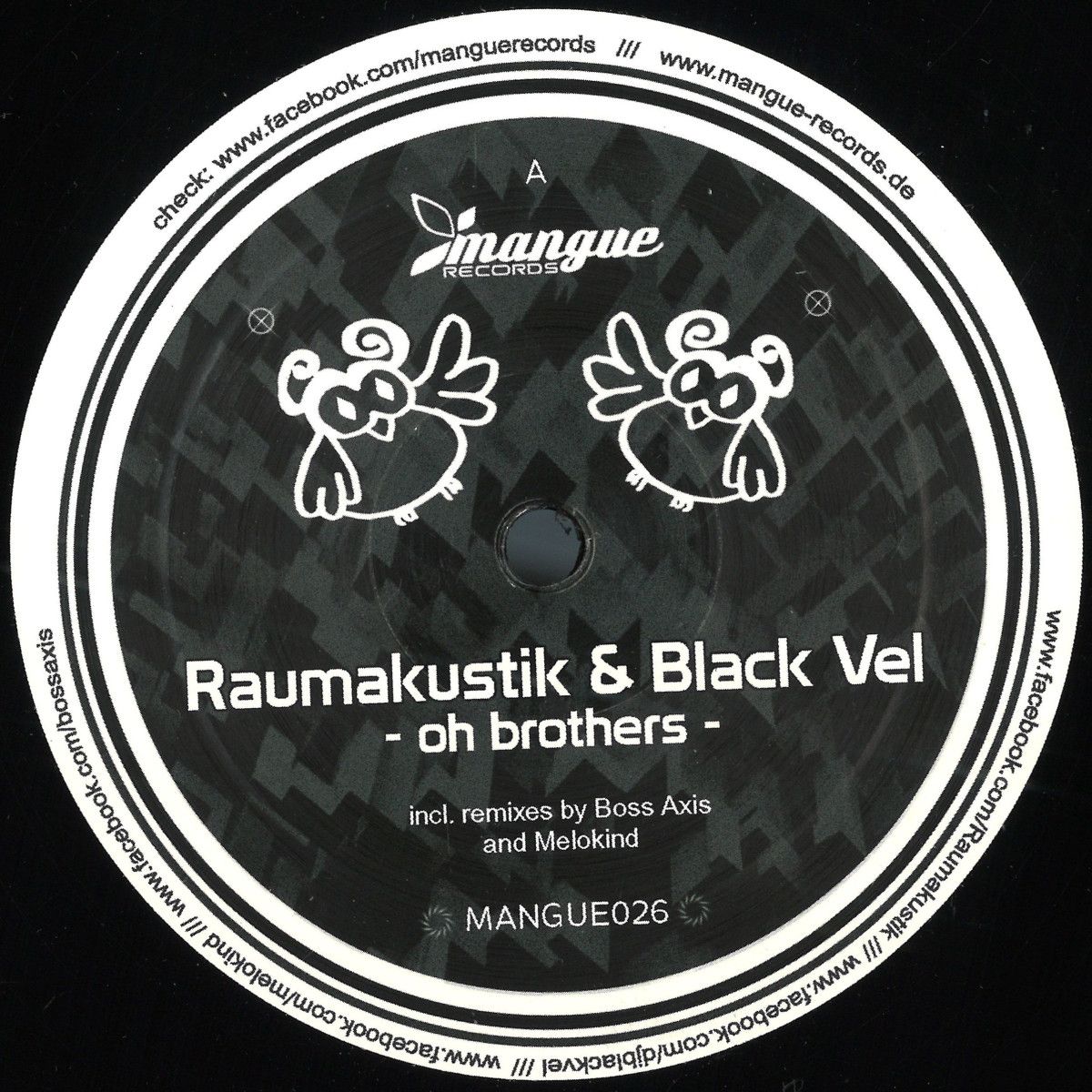 Raumakustik & Black Vel - Oh Brothers | Mangue Records (MANGUE026) Raumakustik & Black Vel - Oh Brothers | Mangue Records (MANGUE026)