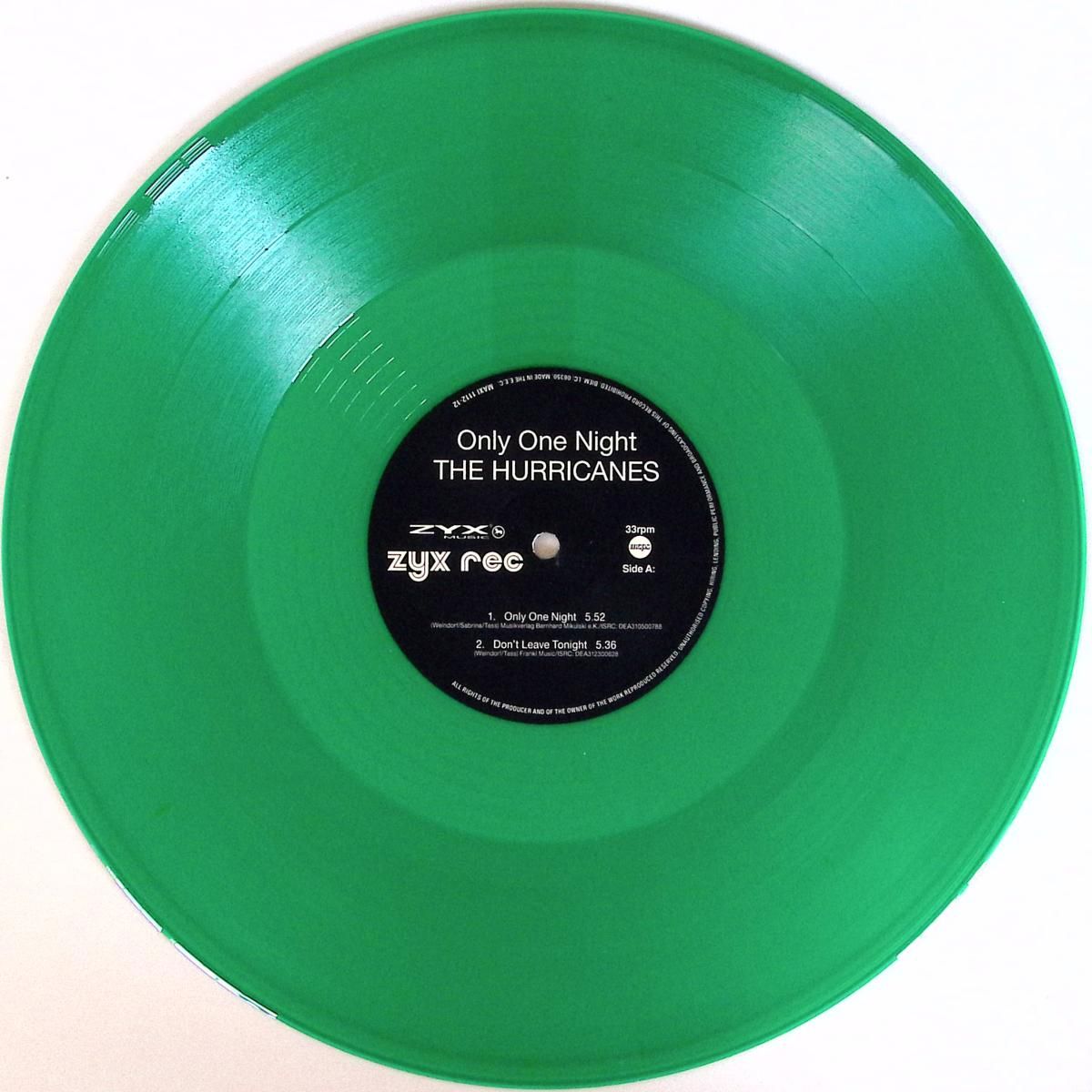 The Hurricanes - Only One Night | Zyx Music (MAXI1112-12) The Hurricanes - Only One Night | Zyx Music (MAXI1112-12)