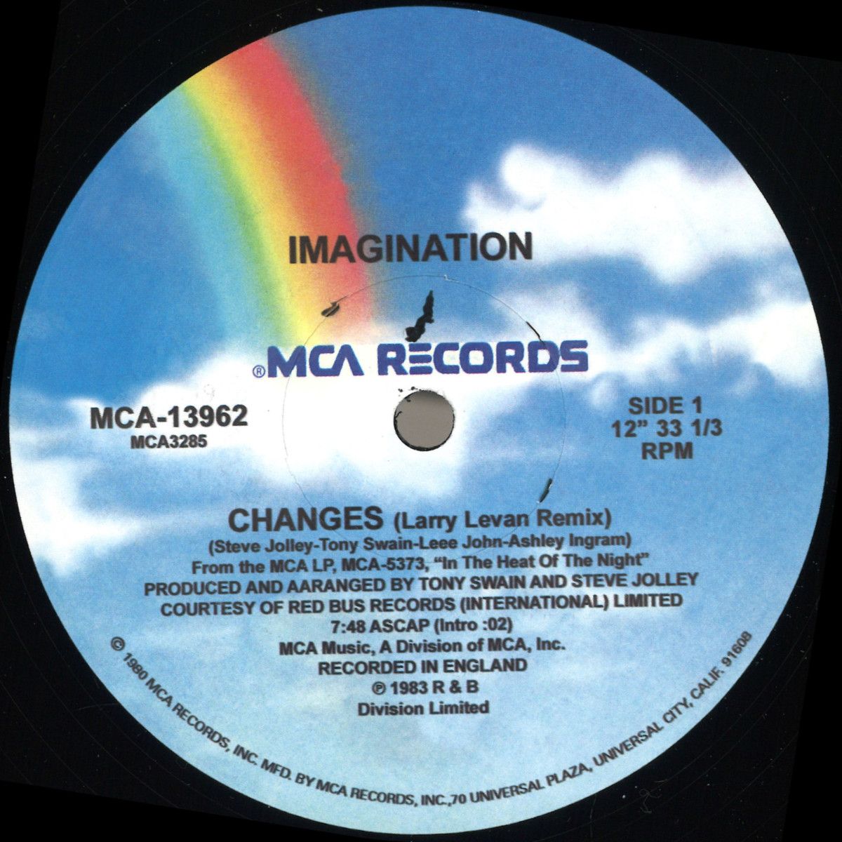 Imagination - Changes | MCA USA (MCA13962) - main Imagination - Changes | MCA USA (MCA13962) - main