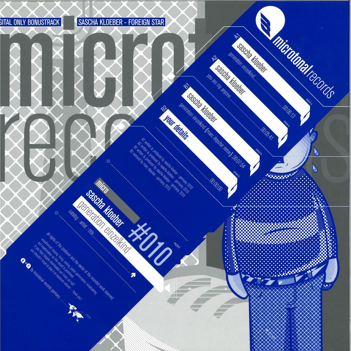 Sascha Kloeber - Generation Einzelkind | Microtonal Records (MICRO010)