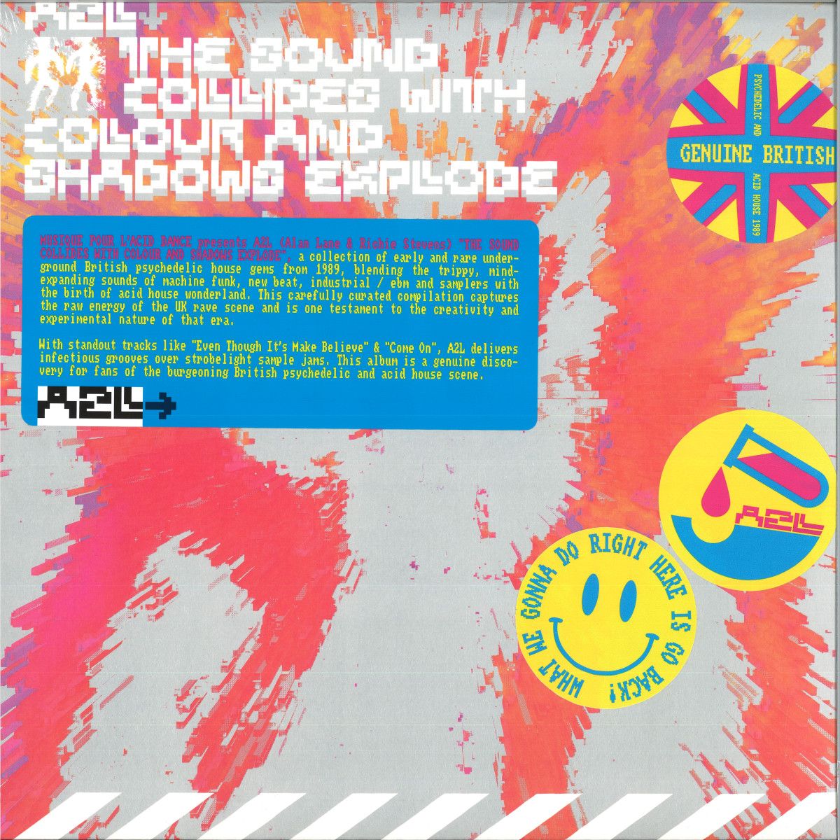 A2L - THE SOUND COLLIDES WITH COLOUR AND SHADOWS EXPLODE LP 2x12" | MUSIQUE POUR LA DANSE (MPD044)