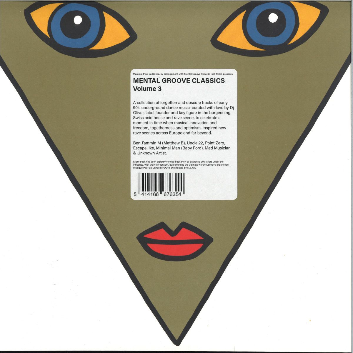 Various - MENTAL GROOVE CLASSICS VOL. 3 LP 2x12" | MUSIQUE POUR LA DANSE (MPD049)