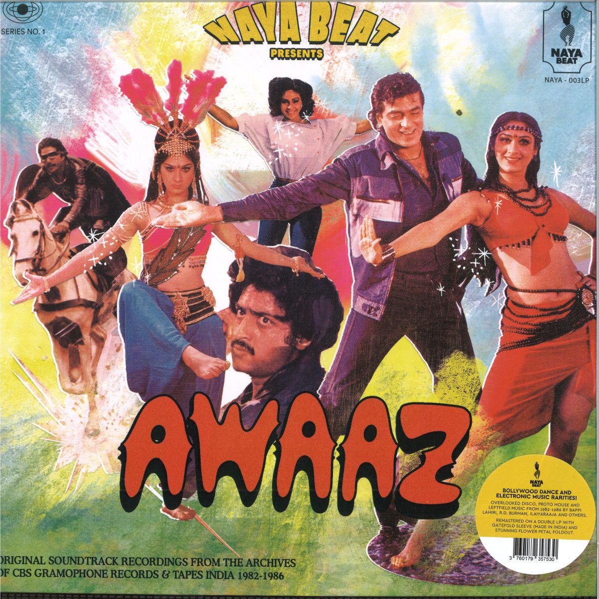 Various - AWAAZ (Original Soundtracks Recordings From The Archives of CBS Gramophone Records & Tapes India 198 | Naya Beat Records (NAYA-003LP) Various - AWAAZ (Original Soundtracks Recordings From The Archives of CBS Gramophone Records & Tapes India 198 | Naya Beat Records (NAYA-003LP)