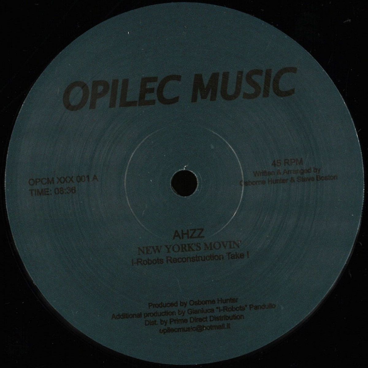 Ahzz - New Yorks Movin' | Opilec Music (OPCMXXX001)