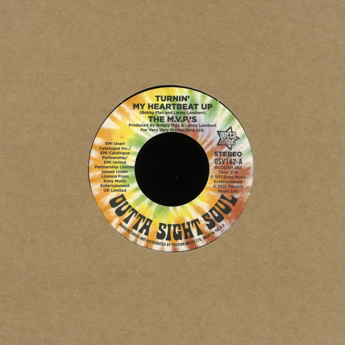 The M.v.p.es - Turnine My Heartbeat Up (stereo) / (mono) | Outta Sight (OSV142) - main