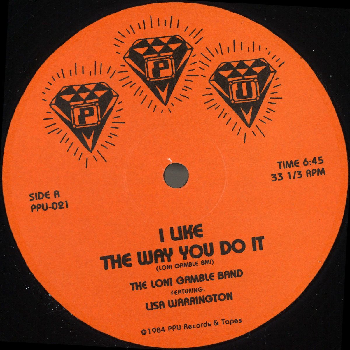 Loni Gamble Band feat. Lisa Warrington - I Like The Way You Do It | Peoples Potential Unlimited (PPU-021)