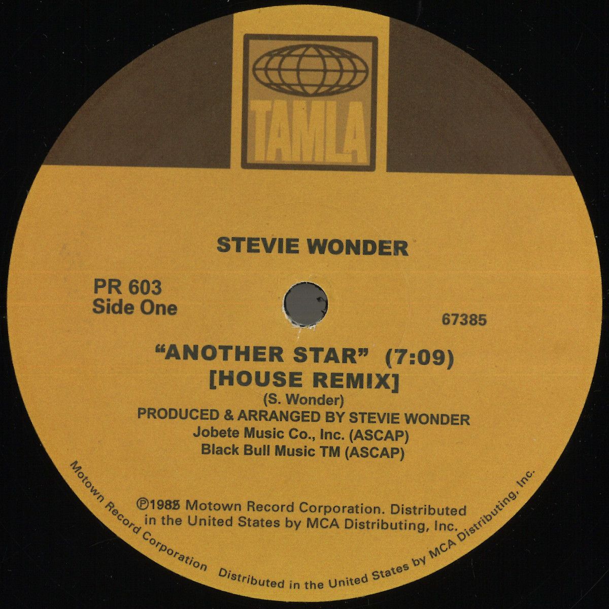 Stevie Wonder - Another Star / Too High (House Remixes) | Tamla (PR603) - main Stevie Wonder - Another Star / Too High (House Remixes) | Tamla (PR603) - main