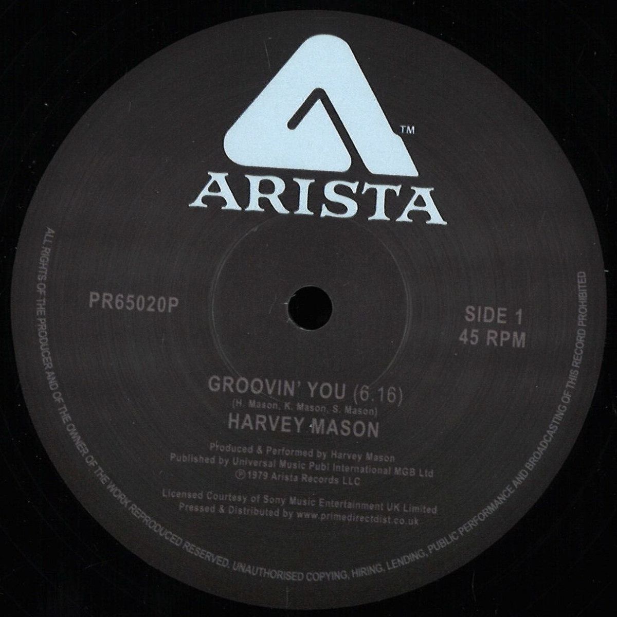 Harvey Mason - Groovin' You / Modaji / Till You Take My Love | ARISTA (PR65020P)