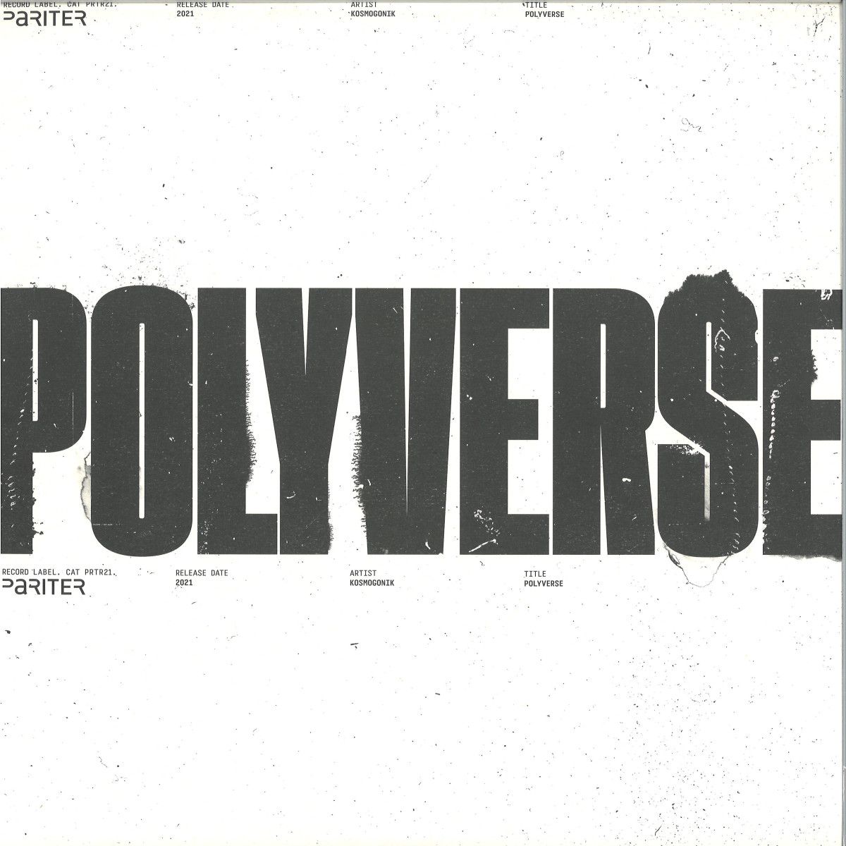 Kosmogonik - Polyverse 2x12" | Pariter (PRTR21) Kosmogonik - Polyverse 2x12" | Pariter (PRTR21)