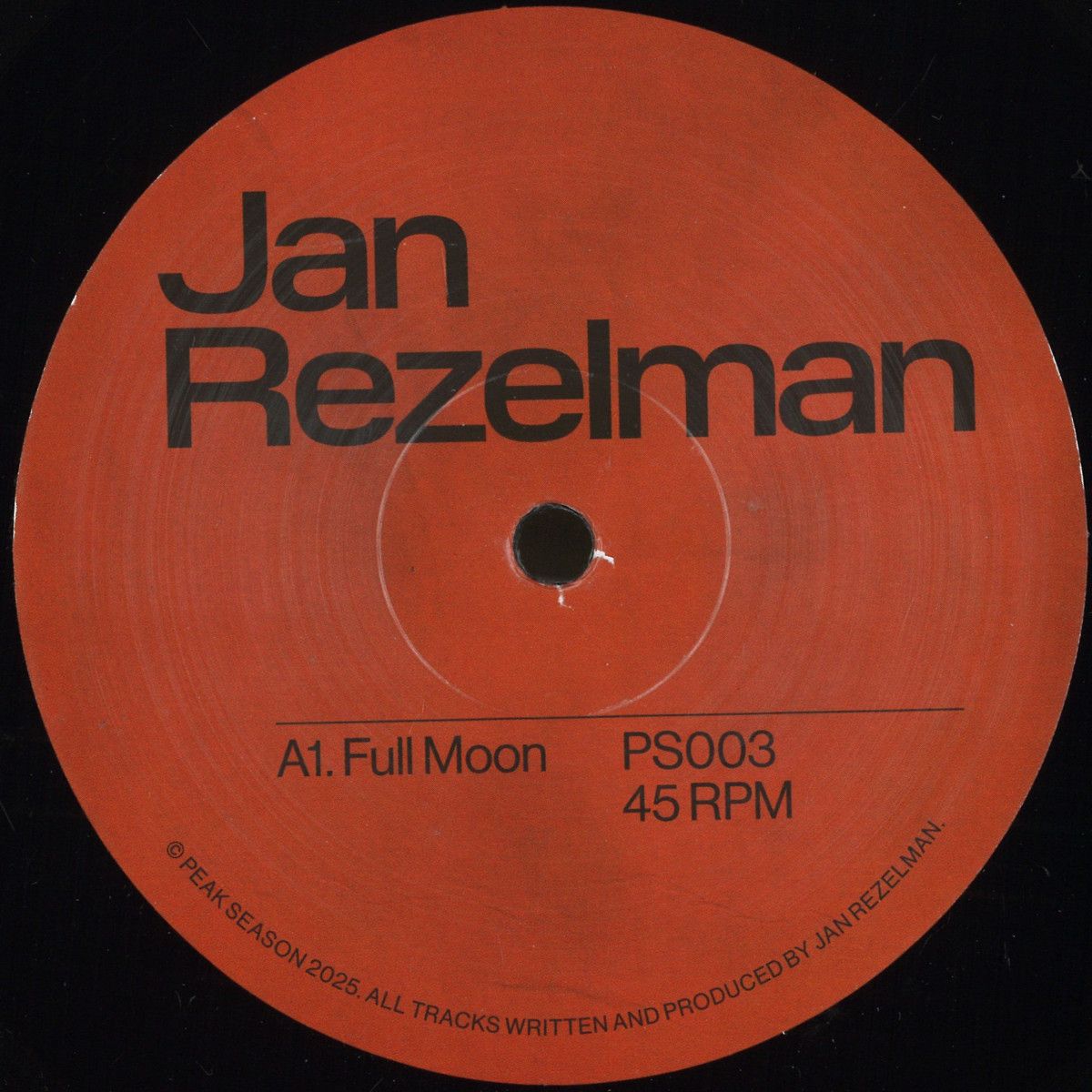 Jan Rezelman - The Full Moon EP | Peak Season (PS003)