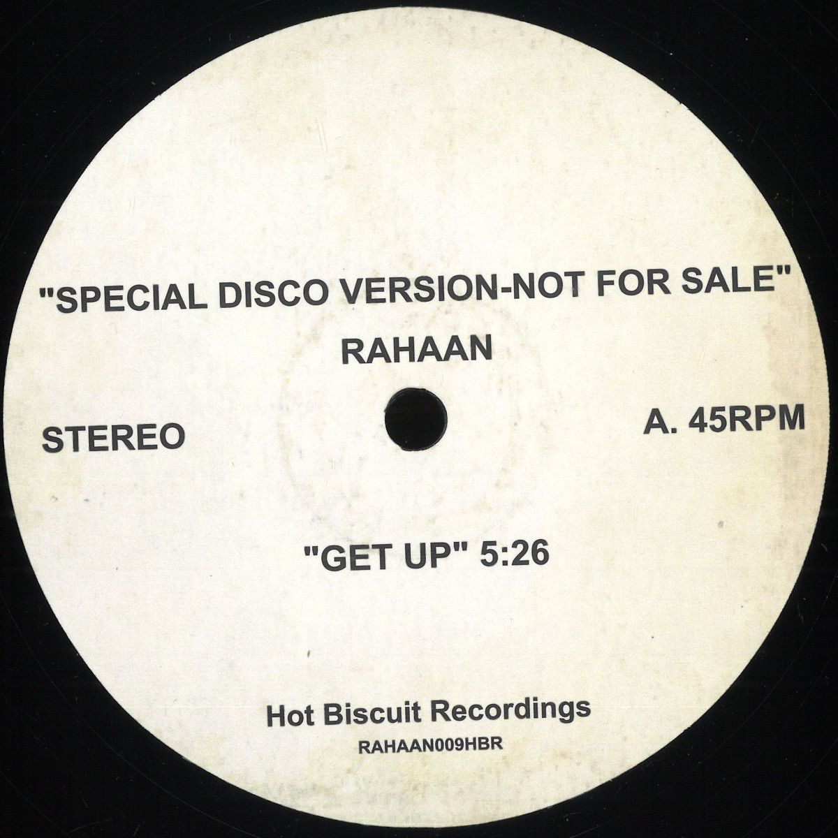 Rahaan - Get Up / Zombies / How | Hot Biscuit Recordings (RAHAAN009HBR)