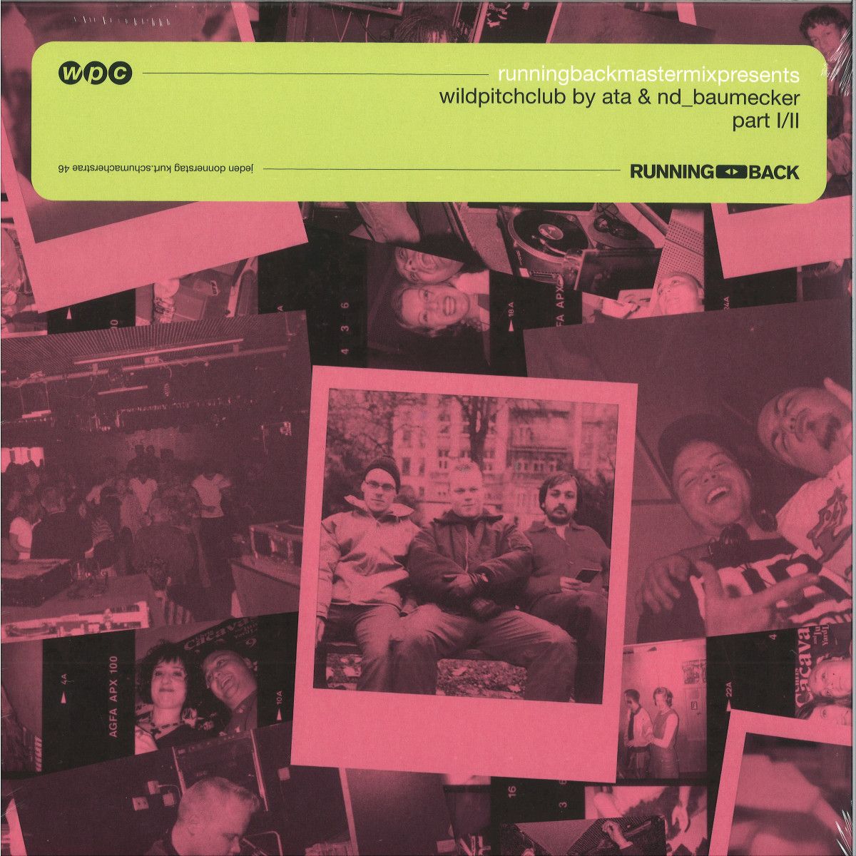 Varous Artists - Running Back Mastermix: Wild Pitch Club by Ata & nd_baumecker Part 1 2x12" | Running Back (RBWPC-LP1)
