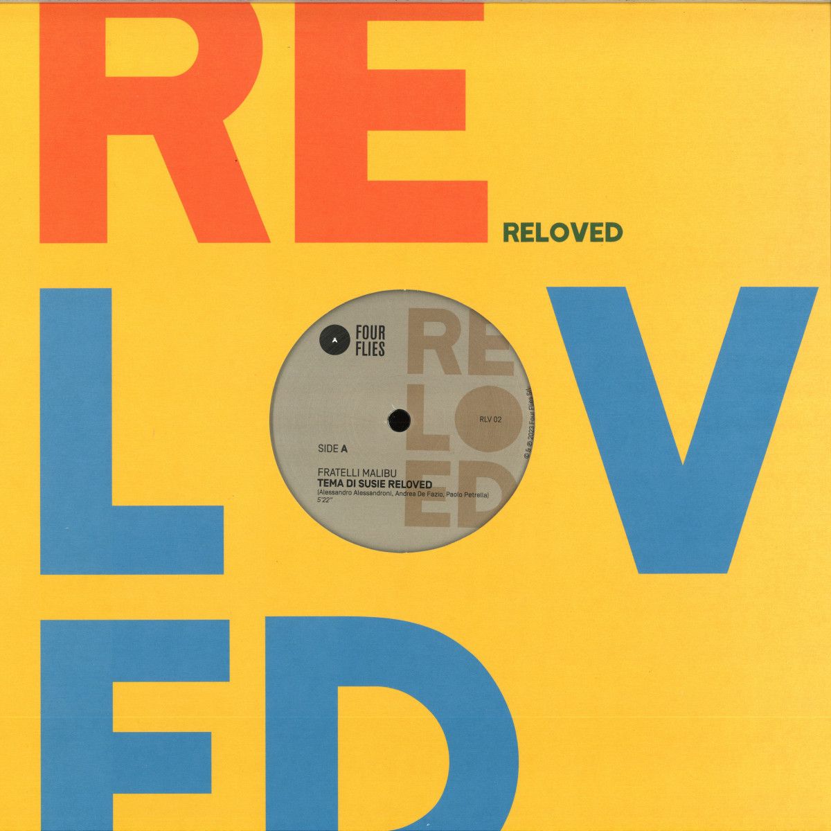 Fratelli Malibu - Tema di Susie Reloved | Four Flies (RLV02) - main Fratelli Malibu - Tema di Susie Reloved | Four Flies (RLV02) - main