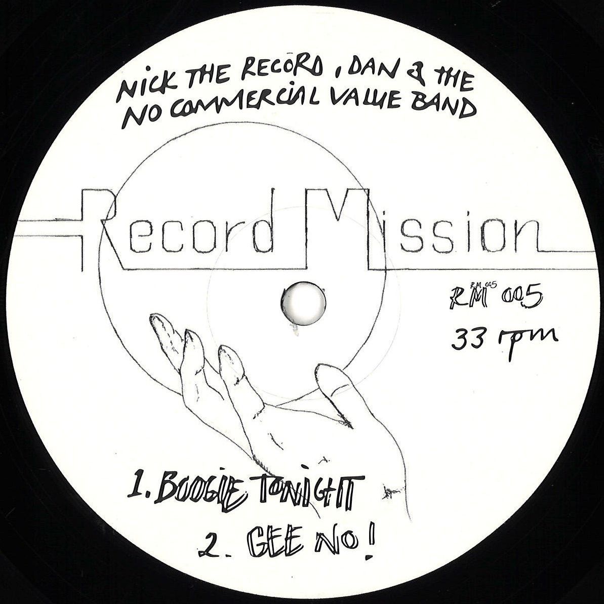 Nick The Record & Dan & The No Commercial Value Band - RECORD MISSION 5 | RECORD MISSION (RM005) - main Nick The Record & Dan & The No Commercial Value Band - RECORD MISSION 5 | RECORD MISSION (RM005) - main