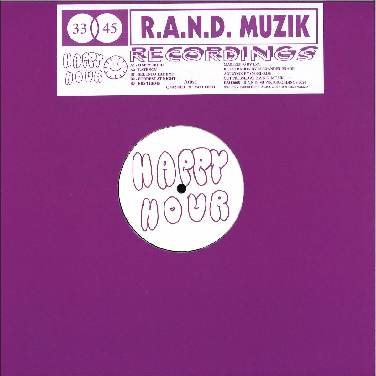 Carmel & Salomo - Happy Hour | R.A.N.D. Muzik Recordings (RM12008) Carmel & Salomo - Happy Hour | R.A.N.D. Muzik Recordings (RM12008)