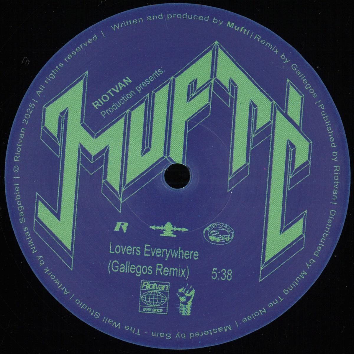 Mufti - Lovers | RIOTVAN (RVN035) Mufti - Lovers | RIOTVAN (RVN035)