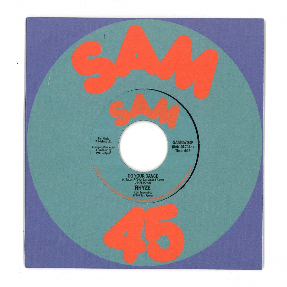 Rhyze - Do Your Dance / Free | SAM (SAM45703P) - main Rhyze - Do Your Dance / Free | SAM (SAM45703P) - main