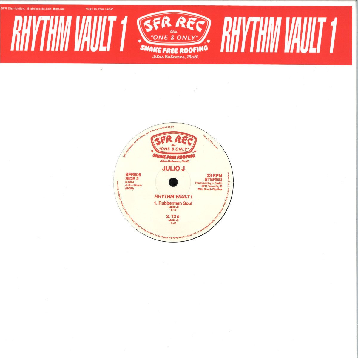 Julio J - Rhythm Vault 1 | SFR Records (SFR006) - main Julio J - Rhythm Vault 1 | SFR Records (SFR006) - main