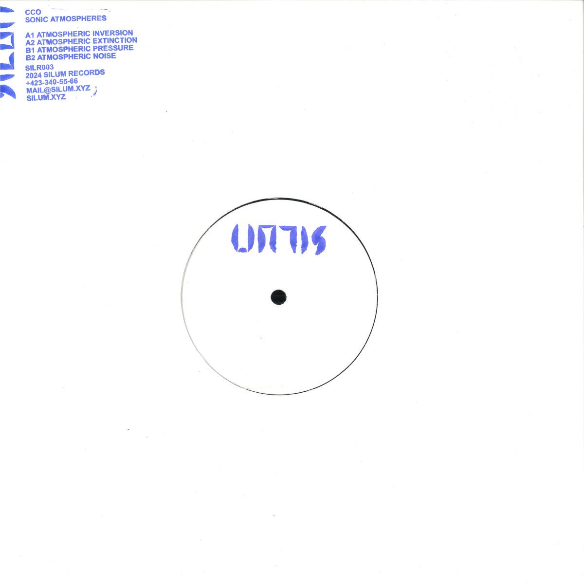 Cco - Sonic Atmospheres EP | Silum Records (SILR003)