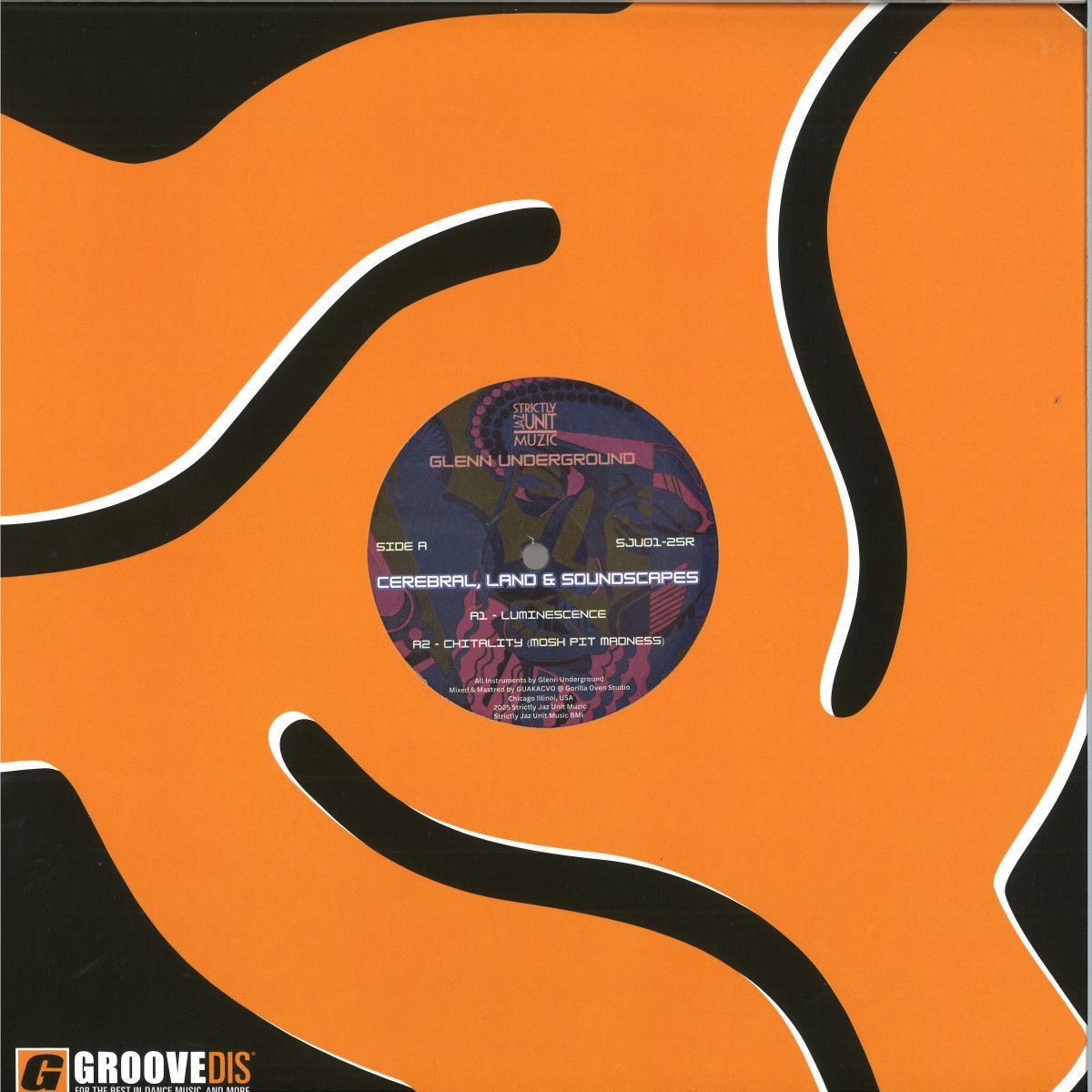 Glenn Underground - Cerebral Land & Soundscapes | STRICTLY JAZZ UNIT MUZIK (SJU01-25R)