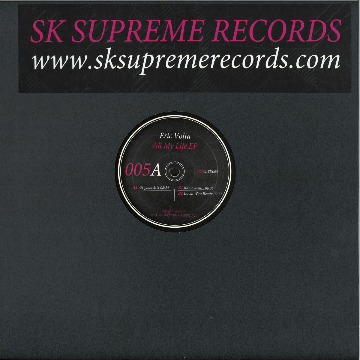 Eric Volta - All My Life Ep | SK Supreme Records (SKSRLTD005)