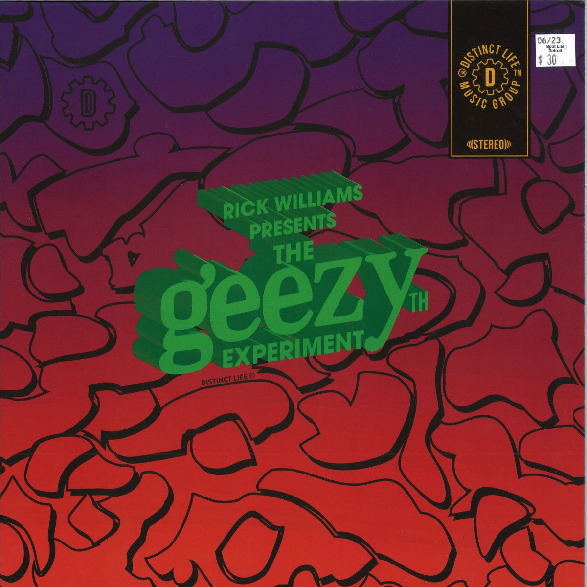 Rick Williams - The Geezy Experiment LP | Spot Lite (SPLTE003) - main Rick Williams - The Geezy Experiment LP | Spot Lite (SPLTE003) - main