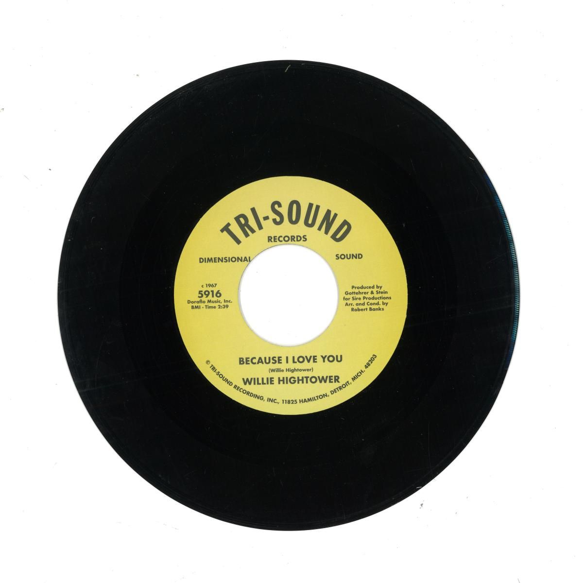 Ed Crook & Willie Hightower - no title (7") | Tri-Sound (TS601) Ed Crook & Willie Hightower - no title (7") | Tri-Sound (TS601)