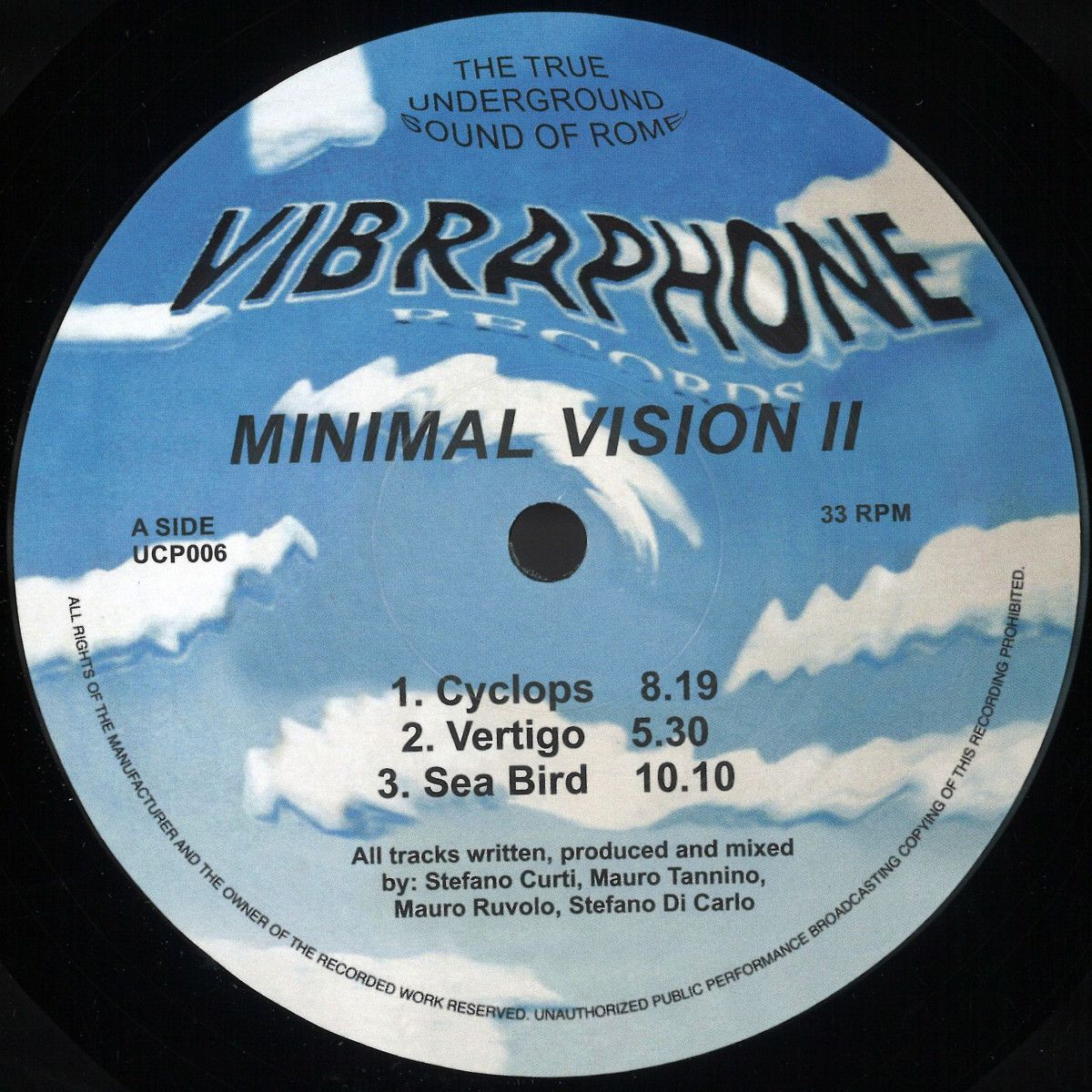 Minimal Vision - Minimal Vision II | Vibraphone Records (UCP006) Minimal Vision - Minimal Vision II | Vibraphone Records (UCP006)