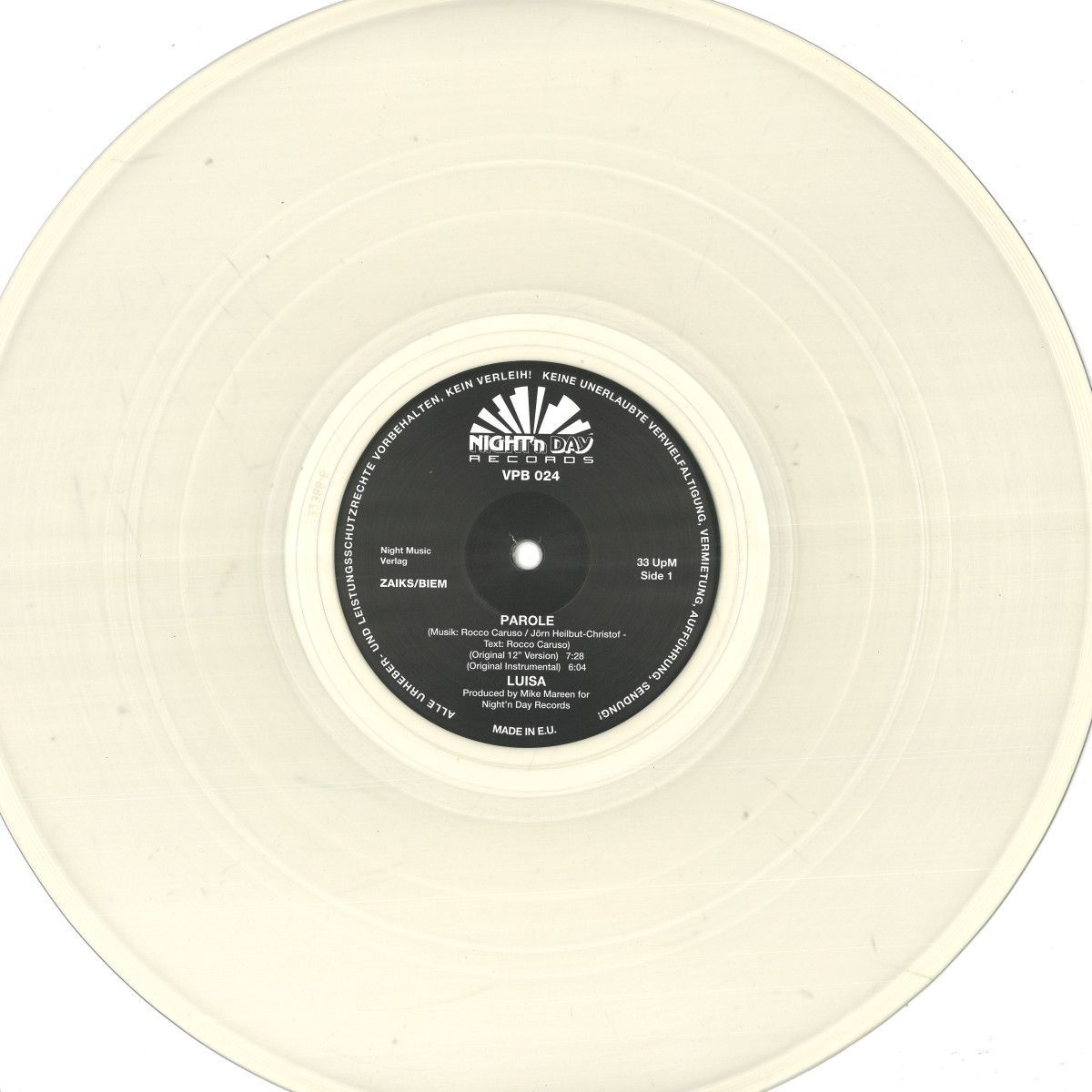 Luisa - PAROLE EP | Vintage Pleasure Boutique (VPB024) - main